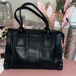 Leather Fossil Gwen Satchel
